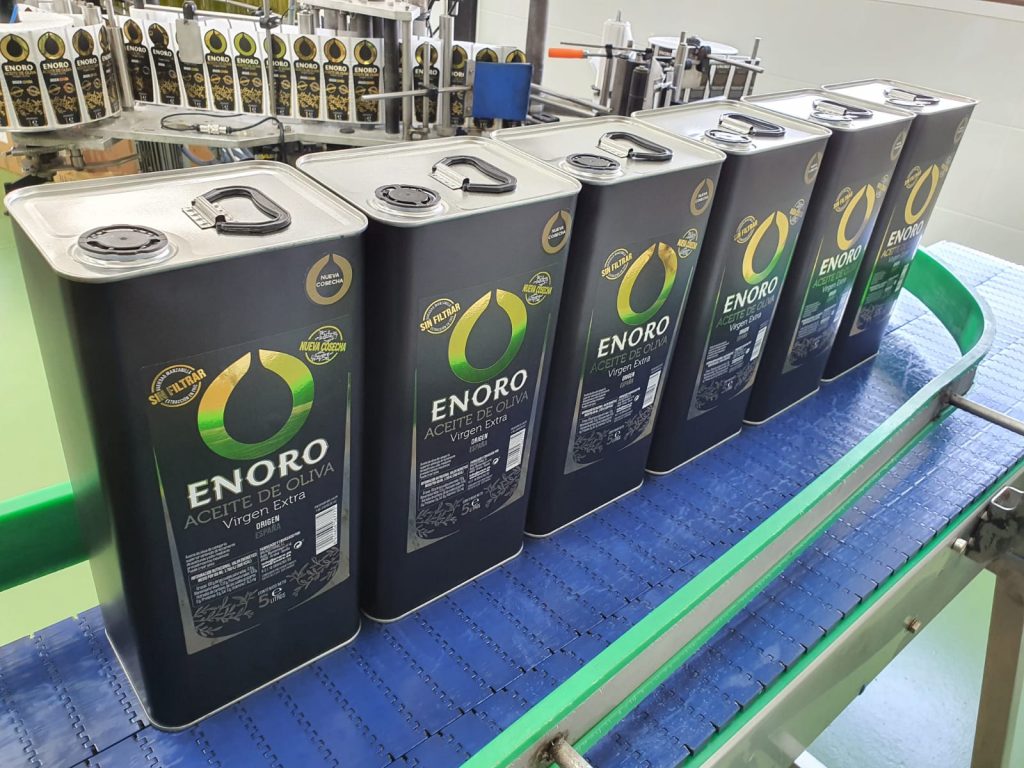 Enoro oleoturismo 8 aceite de oliva virgen extra enoro 5l "lata premium" (3 uds.)